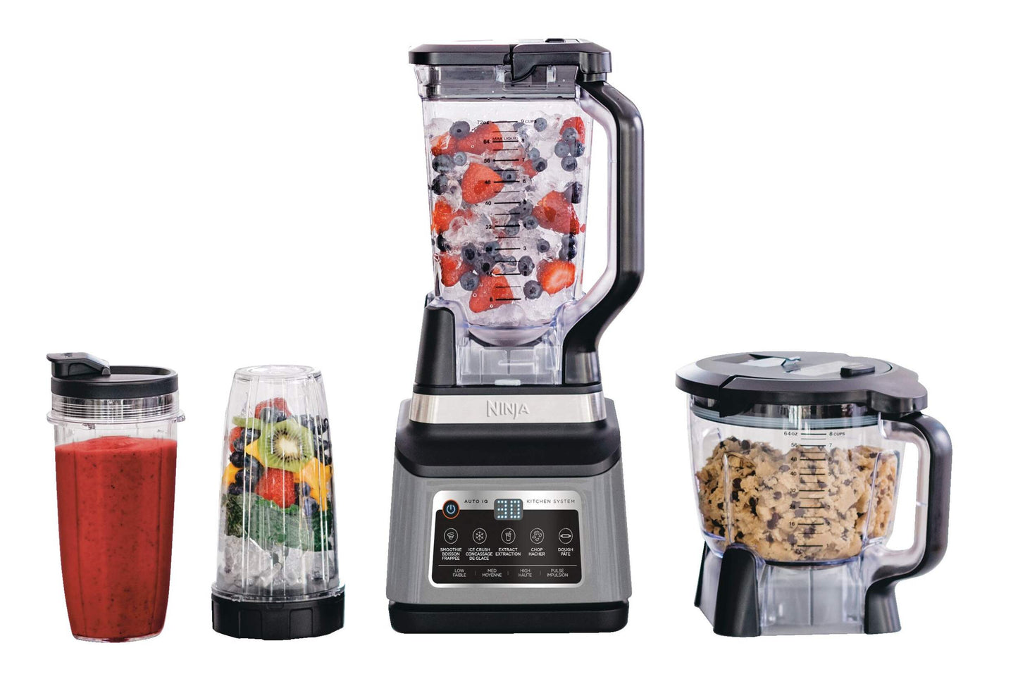 Ninja® Professional Plus Kitchen System/Food Processor w/ Auto-iQ®, Stainless Steel